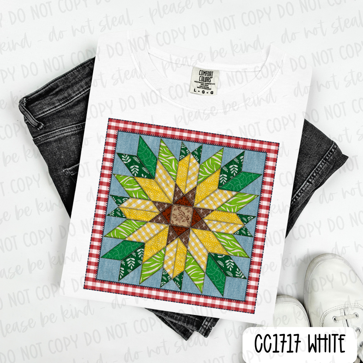 Sunflower Quilt Tee