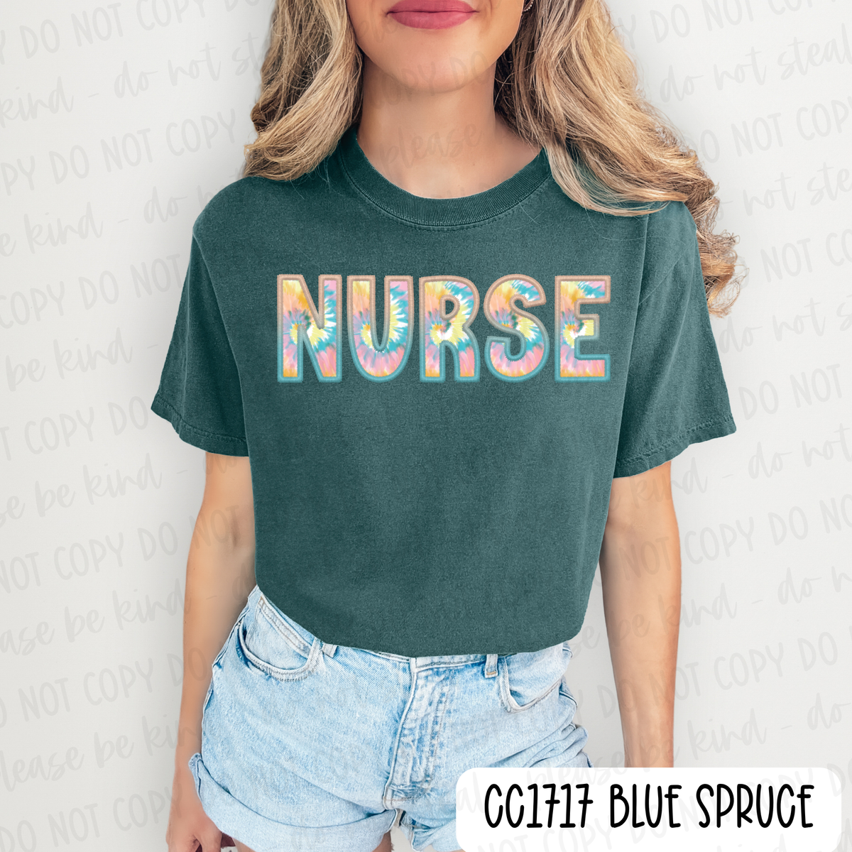 Tie Dye Nurse Tee
