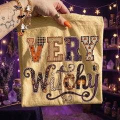 Very Witchy Faux Patchwork Tee